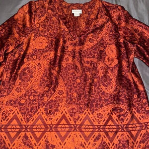 New Liz Claiborne 3/4 sleeve blouse